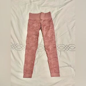 Gymshark camo seamless leggings pink